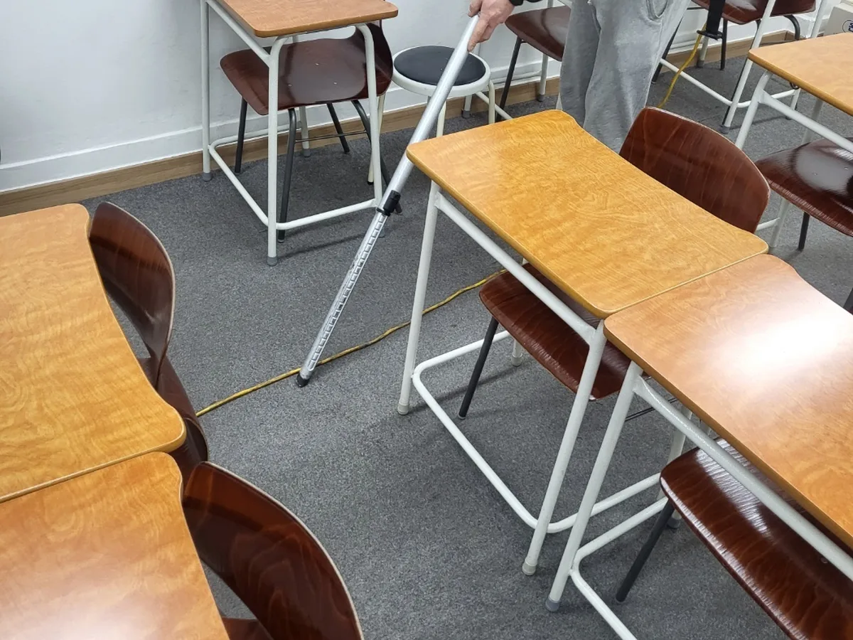 옥천군 군북면 학교 복도·대기 동선 야간 위생청소 사례 - 행진크린